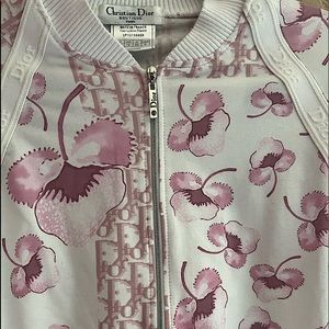 Authentic Christian Dior Y2K jacket Monogram Cherry Blossom Collection Pink